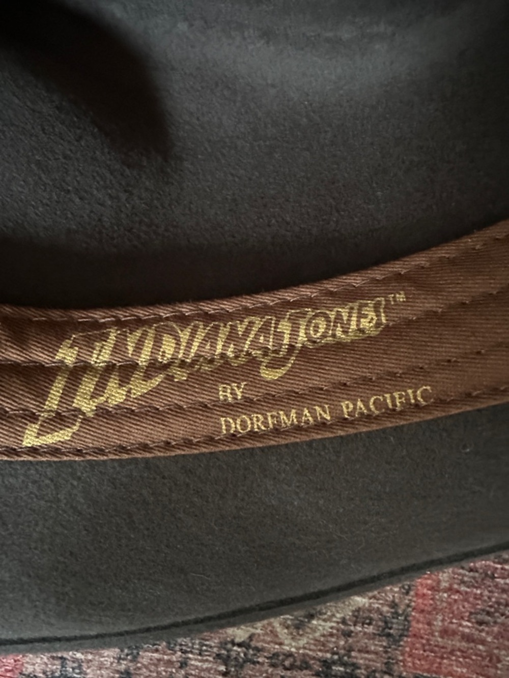 Dorfman Pacific 100% Wool Fedora Hat Indiana Jones  Size‎ XL Adventure Style - Picture 9 of 13